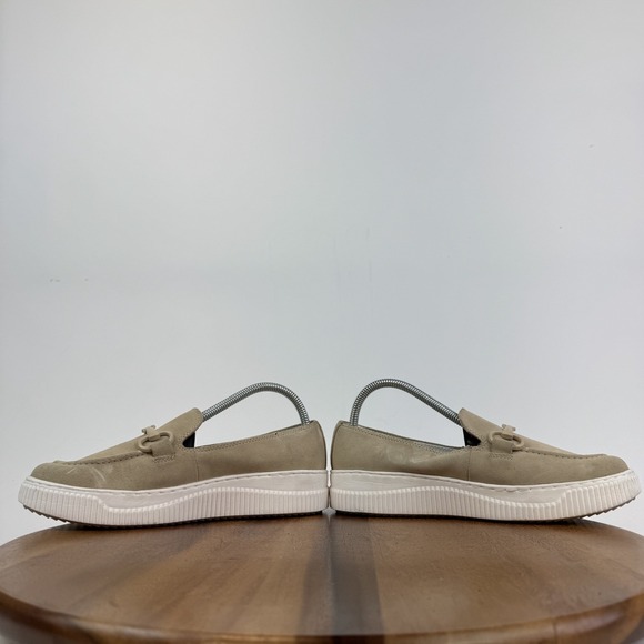 New Womens Sofft Fable Beige Leather Horsebit Platform Loafers Size 8 M NWOB - Picture 5 of 8